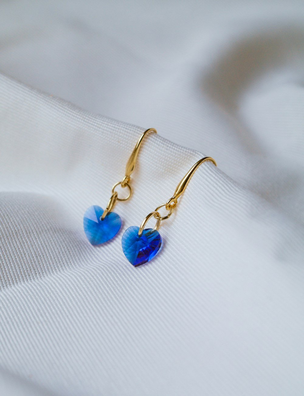 Cascade Drop sterling silver earrings (demonstration image)
